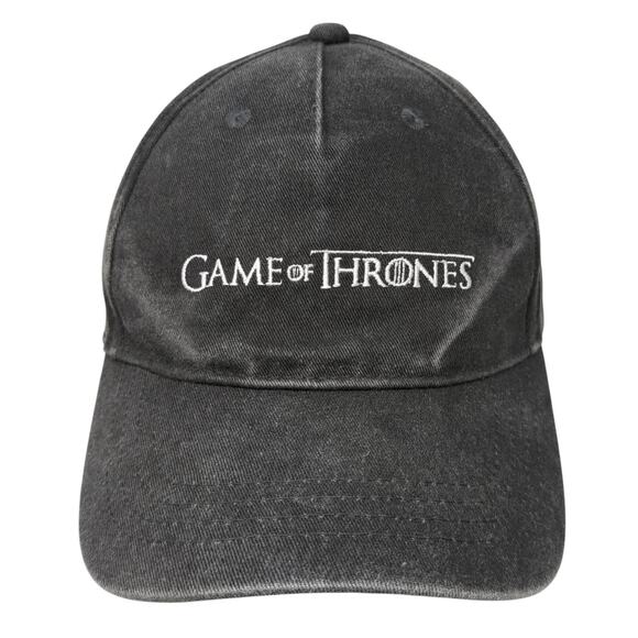 Game Of Thrones Slideback Baseball Cap Gray One Size Adjustable Embroidered - Picture 1 of 9
